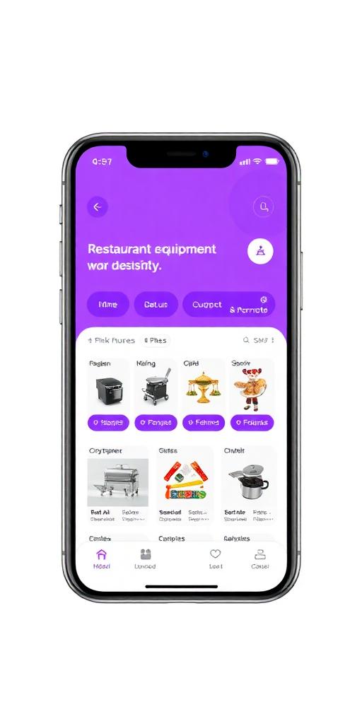 App home screen