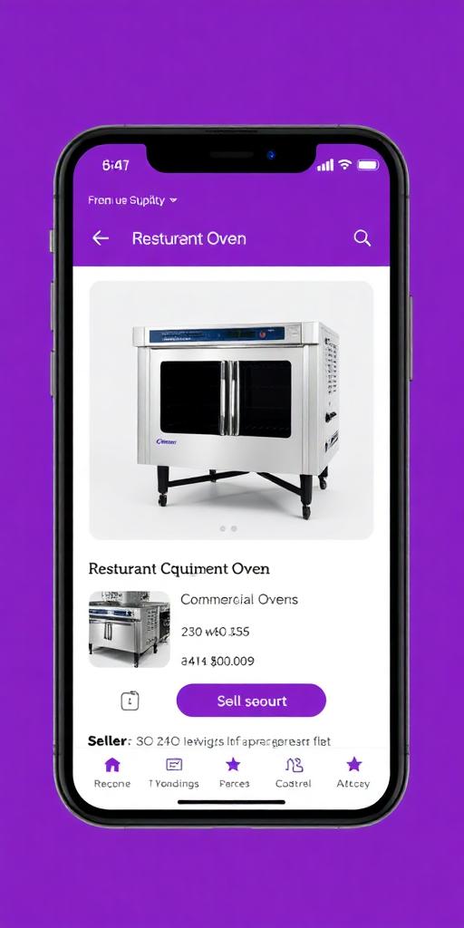 Product detail screen